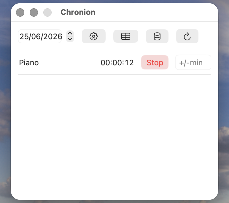 Timer running